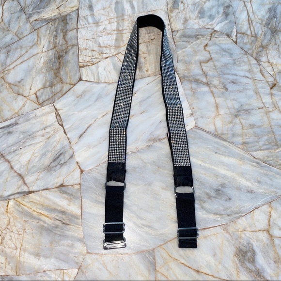 Victoria’s Secret Rhinestones Elastic Waistband Crystal Women\'s 1 In Dress Belt